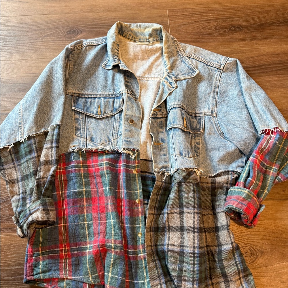 Urban Renewal Multicolor Jean Jacket
